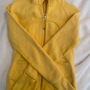 Lululemon Yellow Zip Up